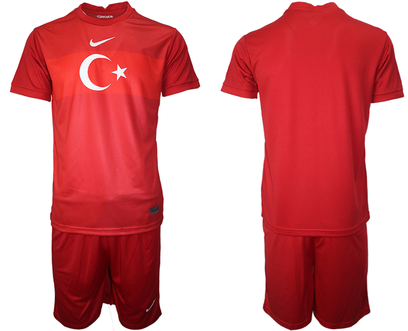 Men's Turkey National Team Custom Red Home Jersey Suit