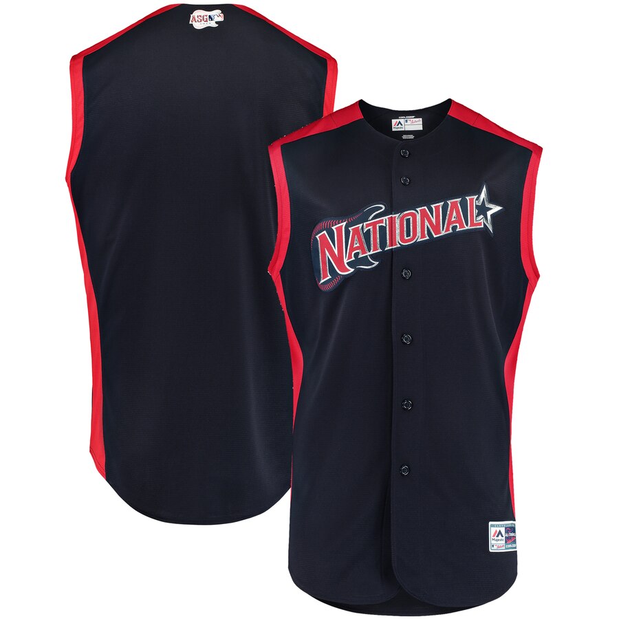 National League Navy 2019 MLB All-Star Game Workout Jersey
