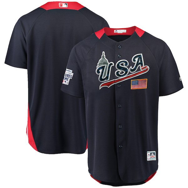 Men's USA Navy 2018 MLB All-Star Futures Game On-Field Team Jersey