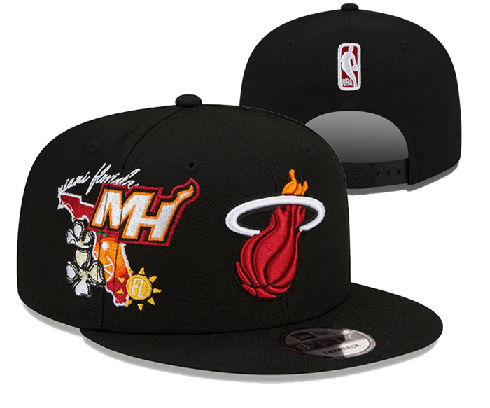 Miami Heat Stitched Snapback Hats 038