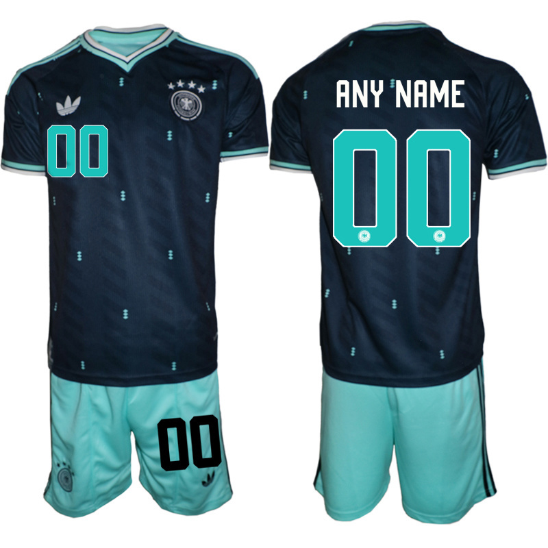 Men's Germany Custom Navy 2026 Away Soccer Jersey Suit