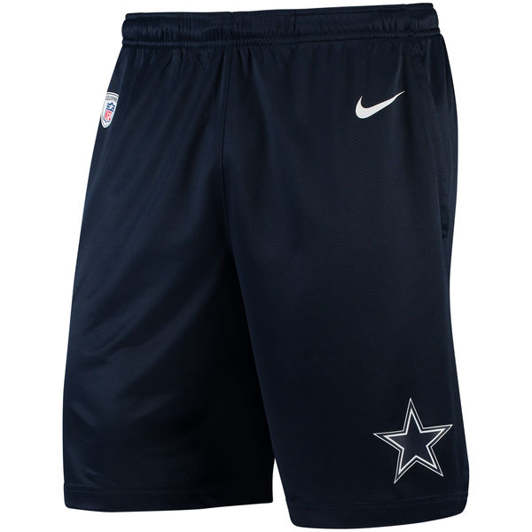 Men's Dallas Cowboys Nike Navy Knit Performance Shorts