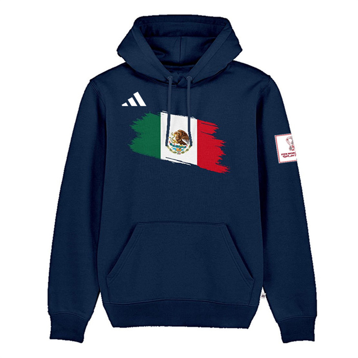 Men's Mexico World Cup Soccer Hoodie Navy