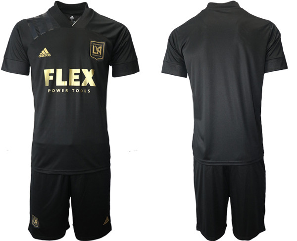 Men's Los Angeles Football Club Black Soccer Jersey Suit