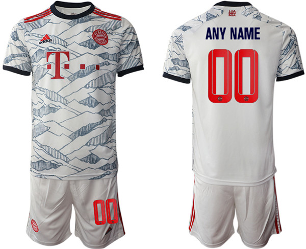 Men's FC Bayern München Custom Away Soccer Jersey Suit