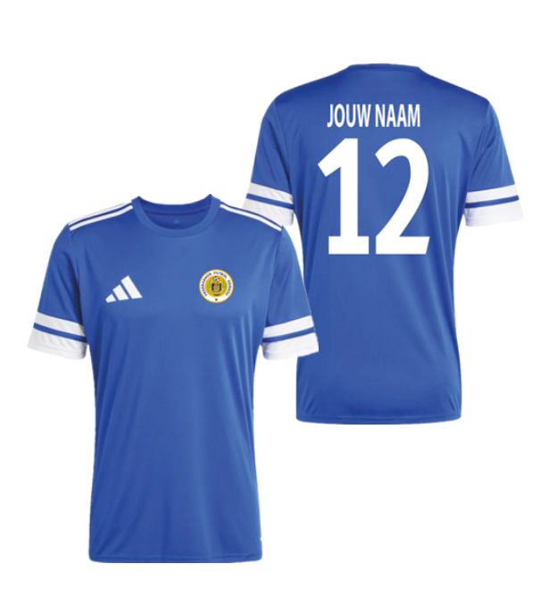 Men's Curaçao football Custom Blue Soccer Jersey