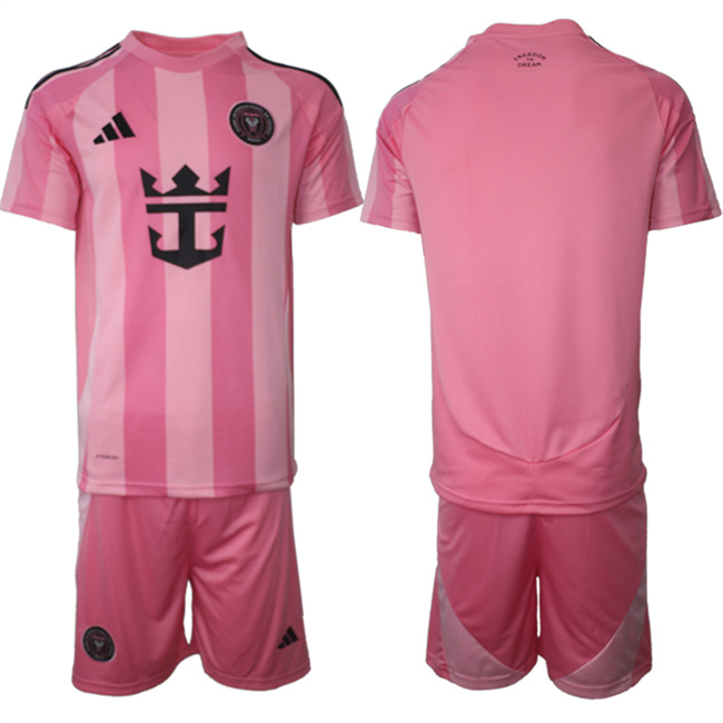 Men's Inter Miami CF Blank 25/26 Pink Home Soccer Jersey Suit