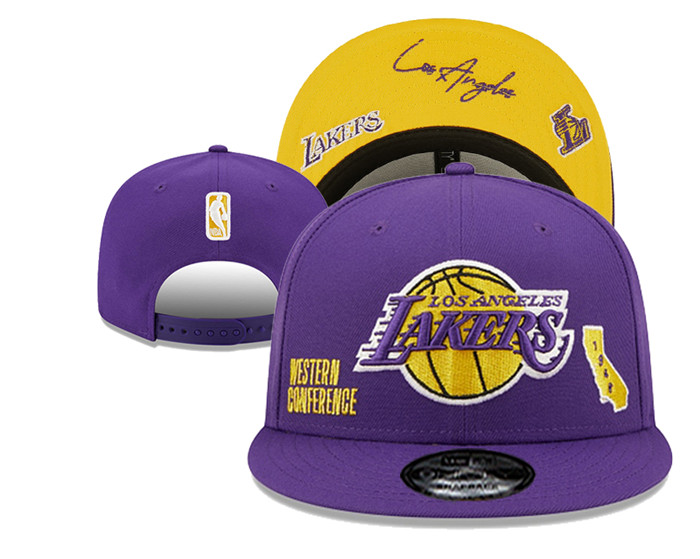 Los Angeles Lakers Stitched Snapback Hats 0108