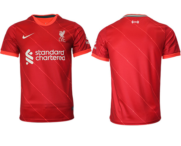 Men's Liverpool 2021/22 Red Home Jersey