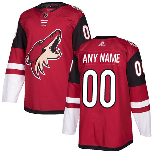 Men's Adidas Arizona Coyotes Personalized Authentic Red Home Stitched NHL Jersey