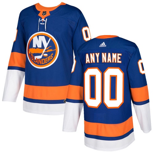 Men's Adidas New York Islanders Personalized Authentic Royal Blue Home Stitched NHL Jersey