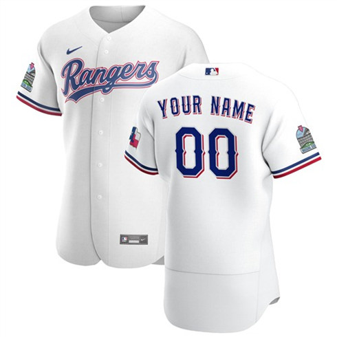 Men's Texas Rangers Customized Stitched MLB Jersey