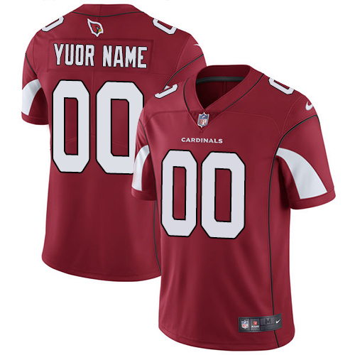 Men's Arizona Cardinals Customized Red Team Color Vapor Untouchable NFL Stitched Limited Jersey