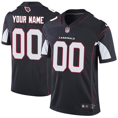 Men's Arizona Cardinals Customized Black Alternate Vapor Untouchable NFL Stitched Limited Jersey