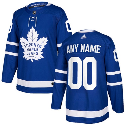Men's Adidas Toronto Maple Leafs Personalized Authentic Royal Blue Home Stitched NHL Jersey