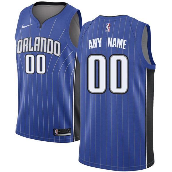 Men's Orlando Magic Blue Customized Stitched NBA Jersey