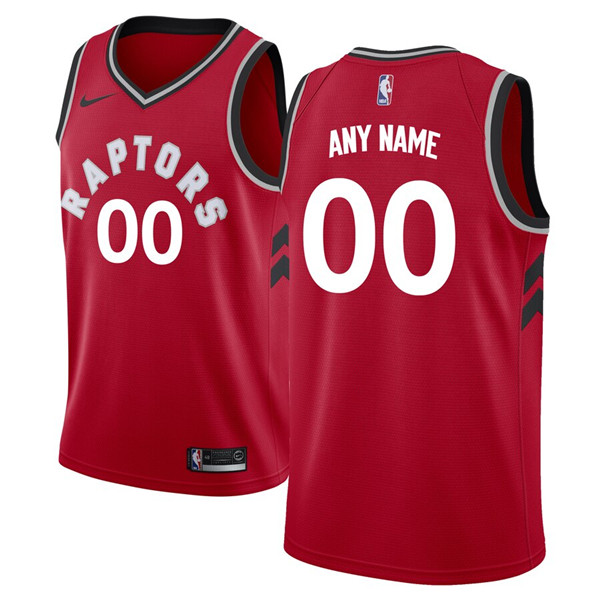 Men's Toronto Raptors Red Customized Stitched NBA Jersey