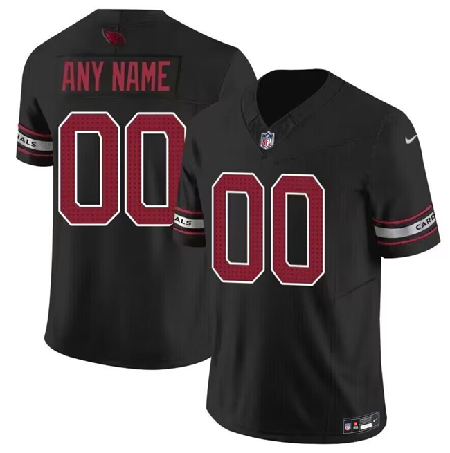 Men's Arizona Cardinals Customized Black 2023 F.U.S.E. Vapor Untouchable Limited Stitched Jersey