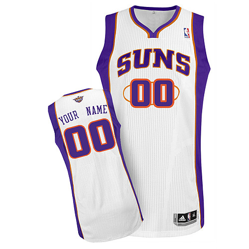 Suns Personalized Authentic White NBA Jersey (S-3XL)