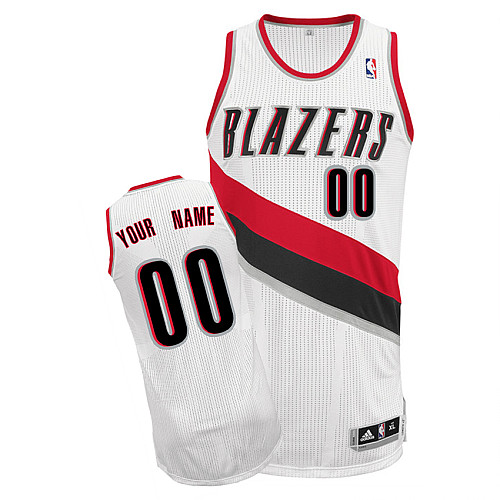 Trail Blazers Personalized Authentic White NBA Jersey (S-3XL)