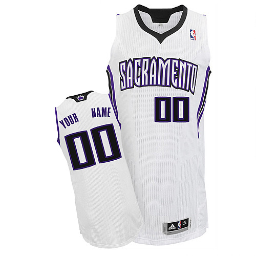 Kings Personalized Authentic White NBA Jersey (S-3XL)