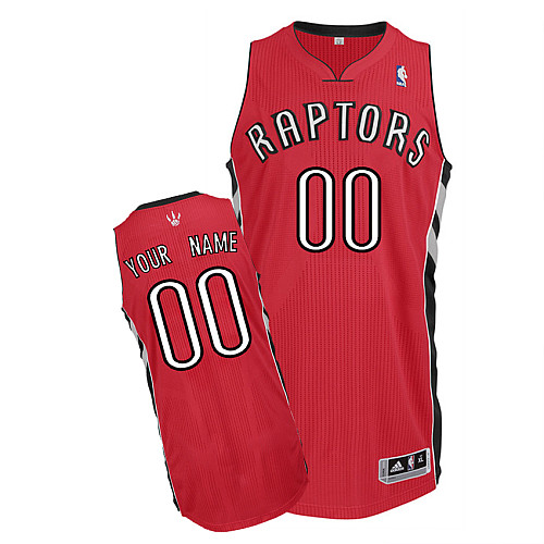 Raptors Personalized Authentic Red NBA Jersey (S-3XL)