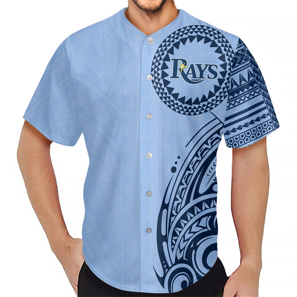 Men's Tampa Bay Rays Light Blue Baseball Jersey