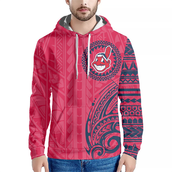Men's Cleveland Indians Red Hoodie