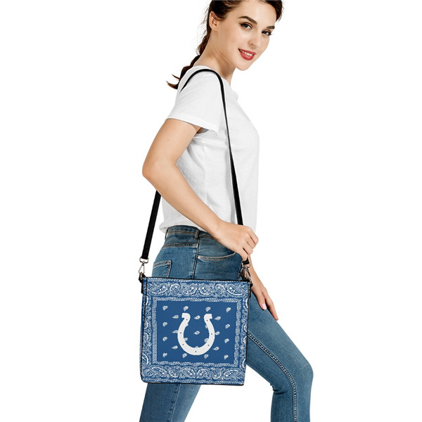 Indianapolis Colts PU Leather Bucket Handbag 001(Pls Check Description For Details)