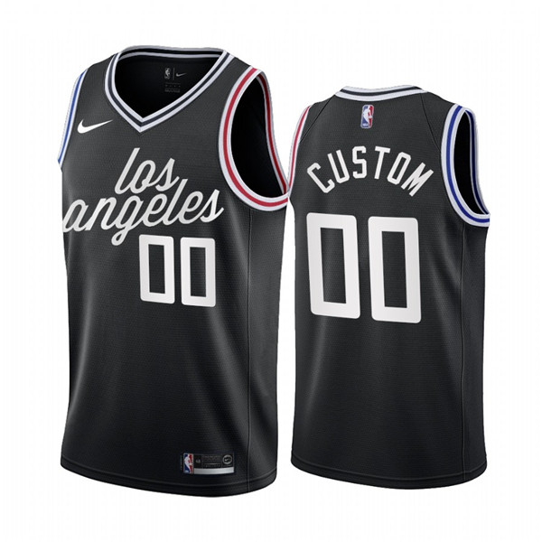 Los Angeles Clippers Customized 2022/23 Black City Edition Stitched Basketball Jersey