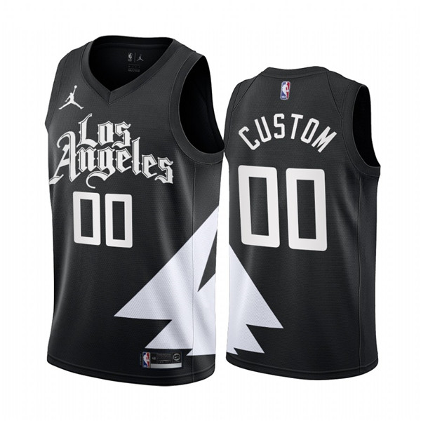 Los Angeles Clippers Customized 2022/23 Black Statement Edition Stitched Basketball Jersey