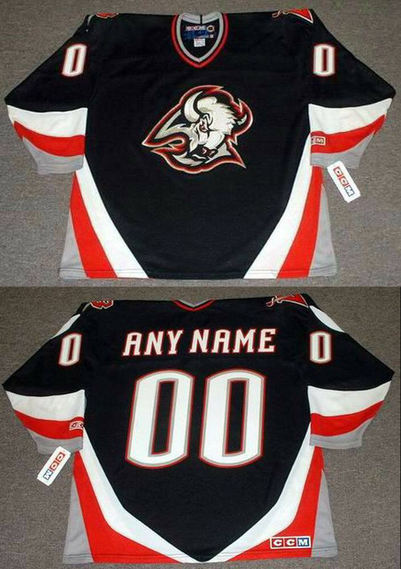 Men's Buffalo Sabres Custom CCM Throwback Stitched NHL Jersey