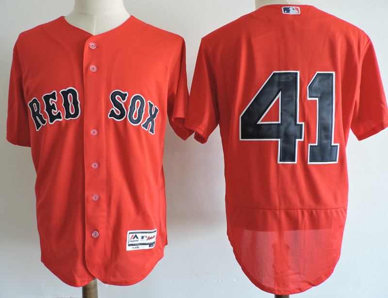 Men's Boston Red Sox #41 Chris Sale Red Elite Stitched MLB Jersey