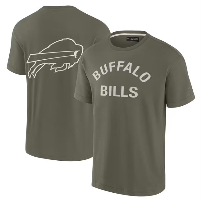 Men's Buffalo Bills Olive Elements Super Soft Short Sleeve T-Shirt
