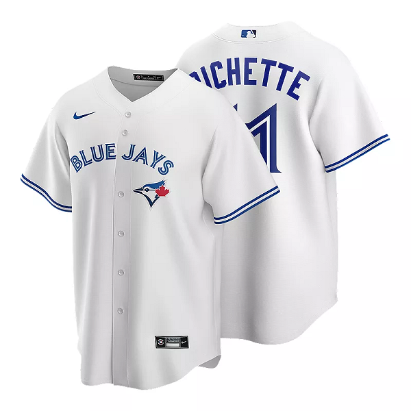 Men's Toronto Blue Jays #11 Bo Bichette White Cool Base Stitched MLB Jersey