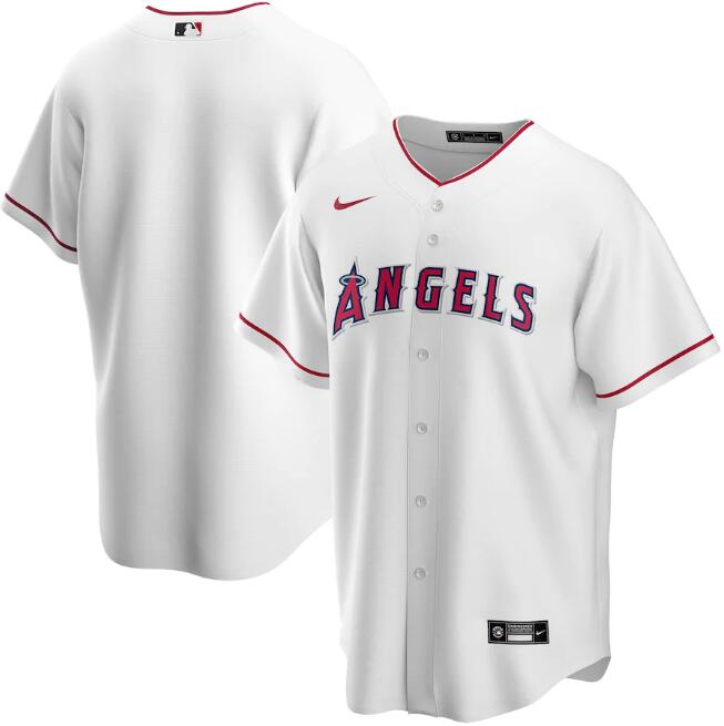 Men's Los Angeles Angels White Cool Base Stitched Jersey