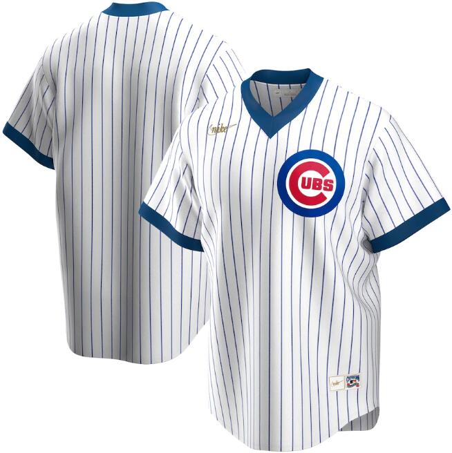 Men's Chicago Cubs Blank 2020 New White Cool Base Stitched Jersey