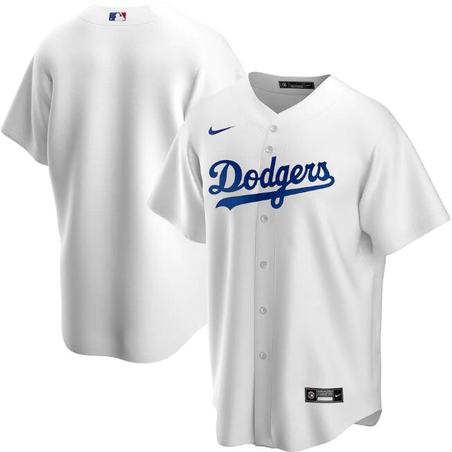 Men's Los Angeles Dodgers White Cool Base Stitched Jersey