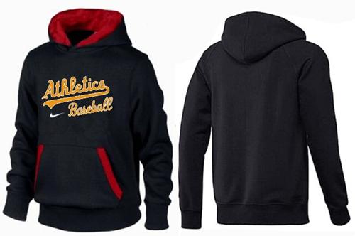 Oakland Athletics Pullover Hoodie Black & Red