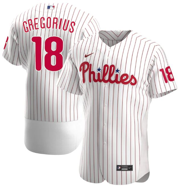 Men's Philadelphia Phillies #10 J.T. Realmuto White Flex Base Stitched Jersey