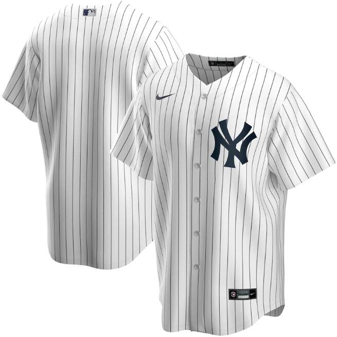 Men's New York Yankees New White Cool Base Stitched Jersey