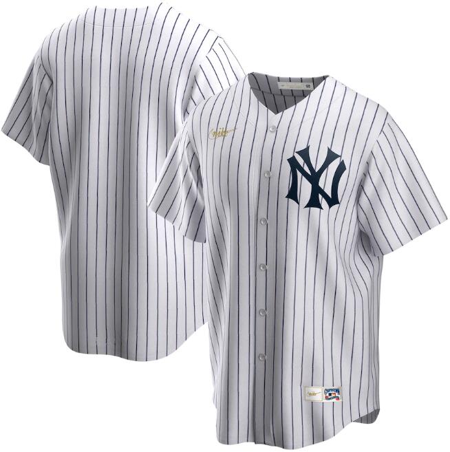 Men's New York Yankees White Cool Base Stitched Jersey
