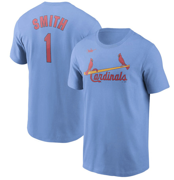 Men's St.Louis Cardinals #1 Ozzie Smith MLB T-Shirt