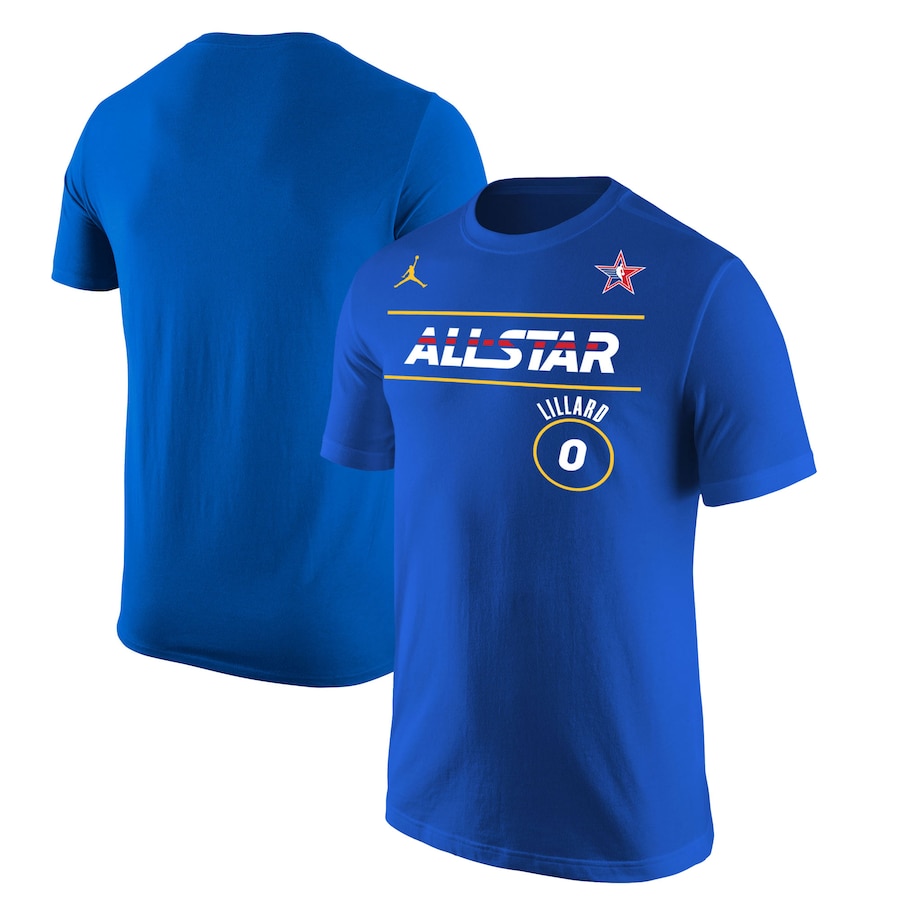 Men's 2021 All-Star Custom Blue Royal T-Shirt
