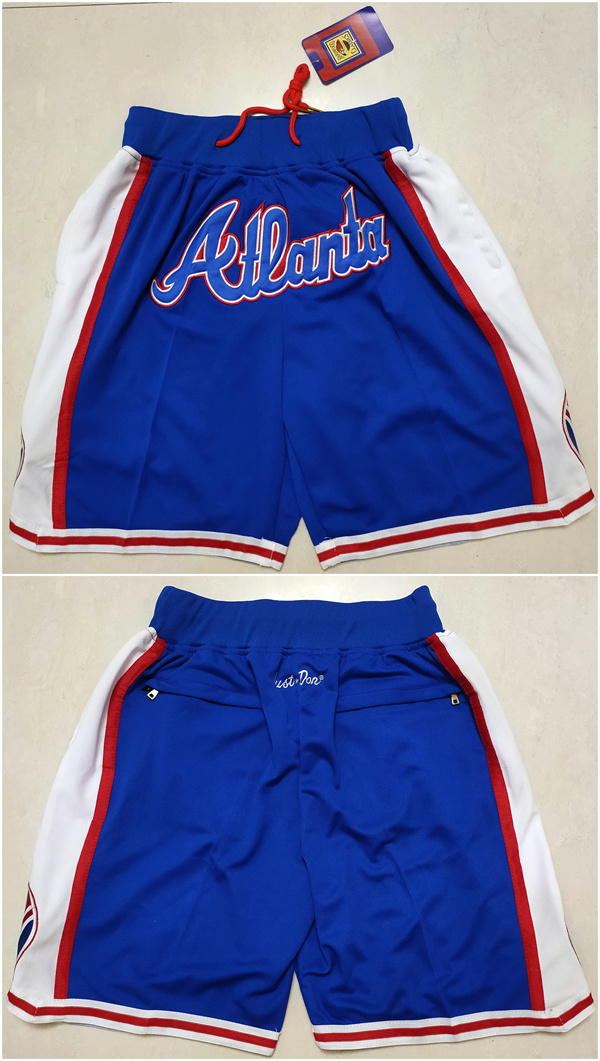 Men's Atlanta Braves Blue Shorts (Run Small)