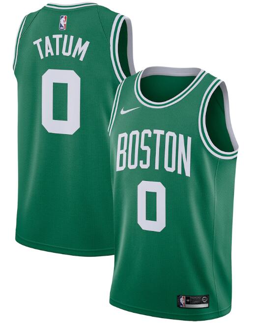 Men's Boston Celtics #0 Jayson Tatum Green Icon Edition Swingman Stitched Jersey