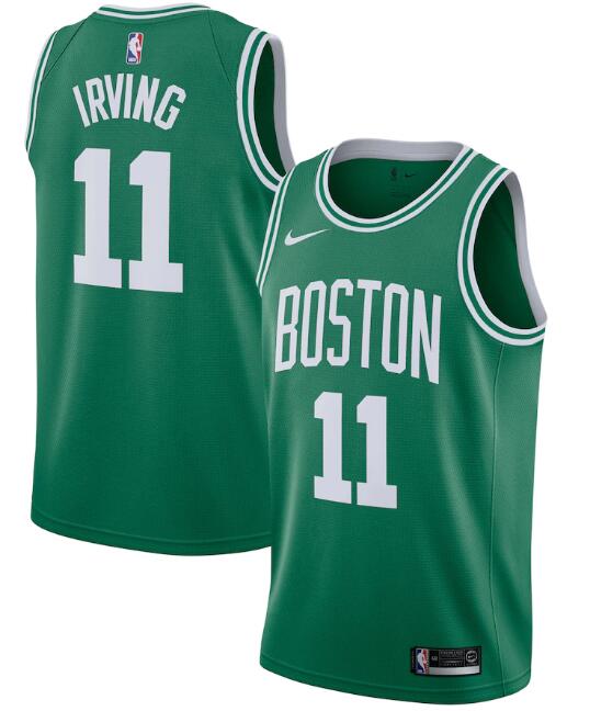 Men's Boston Celtics #11 Kyrie Irving Green Icon Edition Swingman Stitched Jersey