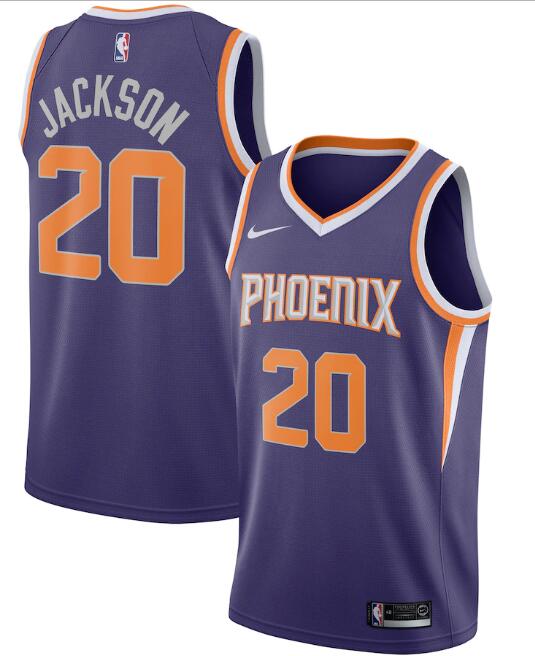 Men's Phoenix Suns #20 Josh Jackson Purple Icon Edition Stitched Jersey