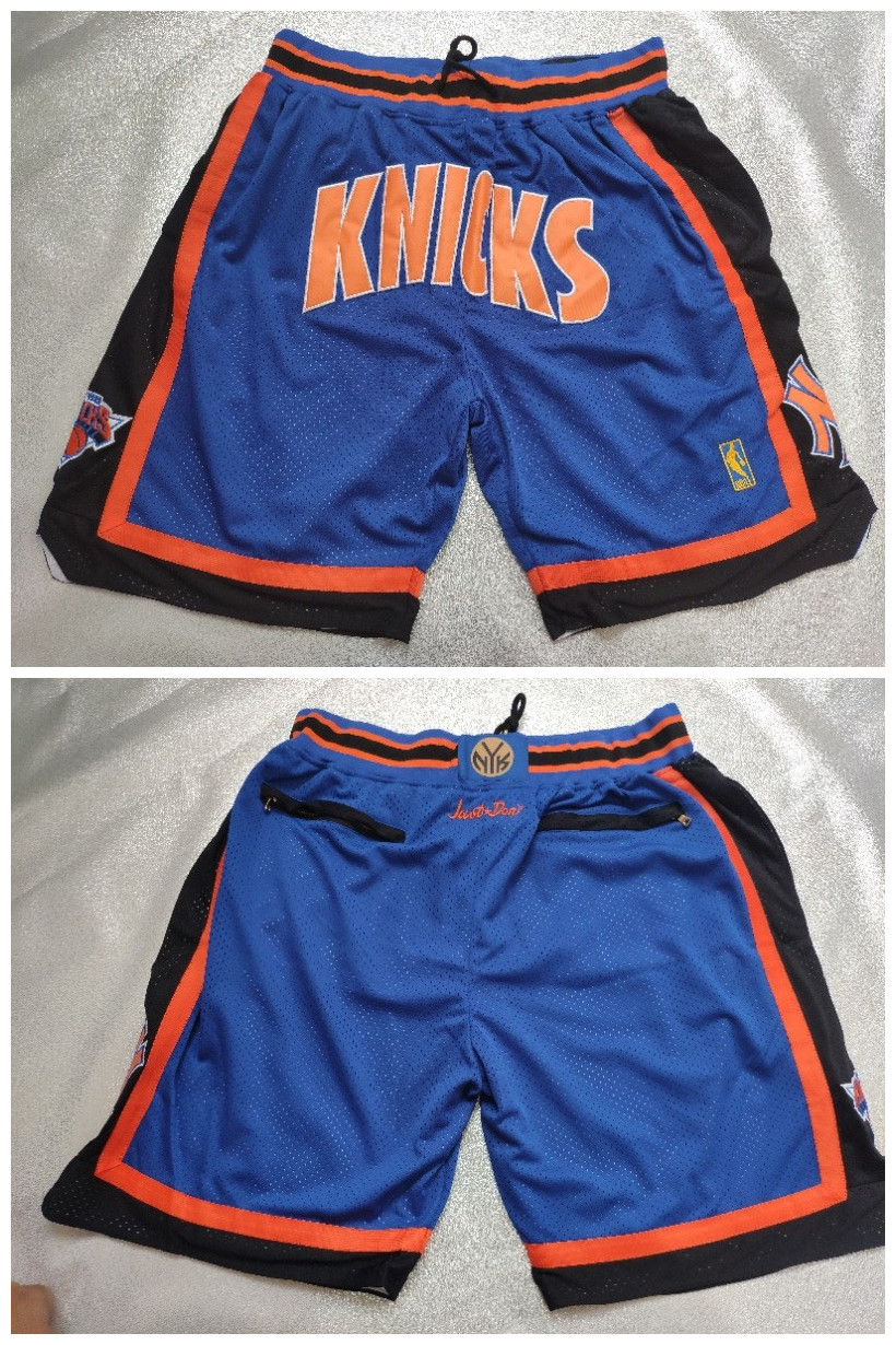 New Yok Knicks Blue Shorts (Run Small)