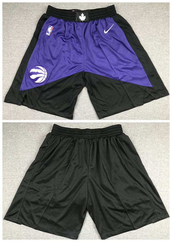 Men's Toronto Raptors Purple Shorts (Run Small)